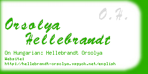 orsolya hellebrandt business card